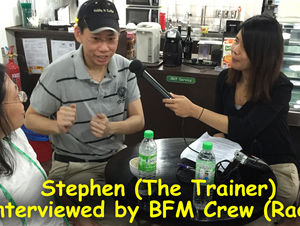 BFM, Business FM Radio Station visits Stephen Yong to talk about Coffee and Latte Art