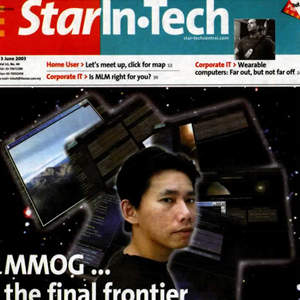 Special feature of Stephen Yong, featured on front page on In-Tech Section of The Star Newspaper