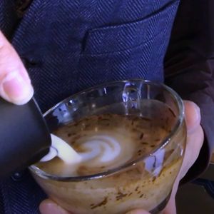 Caffe Mocha or Chocolate Latte for Cafe Menu, menu recipe template for cafe
