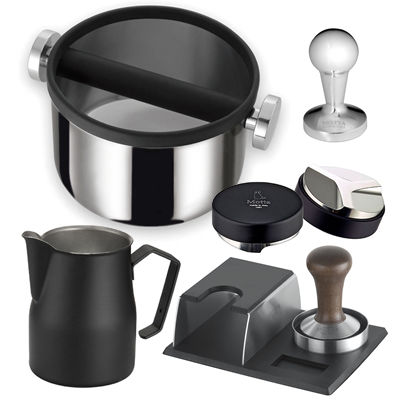 Professional Level Barista Tools made in Italy. Internationally renown branded and made purely in Italy for the upmost quality.