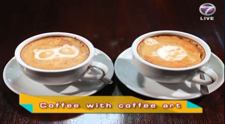 Stephen Yong`s latte art featured in NTV7 (Malaysia Barista Training)