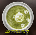 Maccha Latte Art (Green Tea Latte) in Malaysia Barista